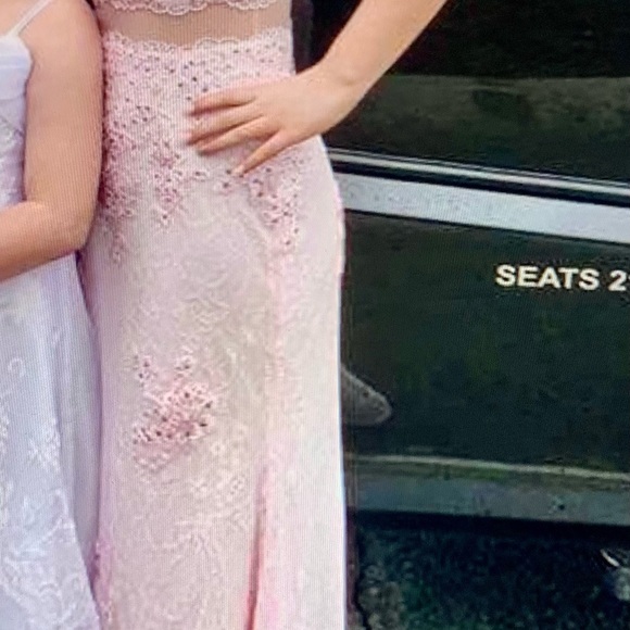 Elizabeth K Pink Prom Dress - Picture 3 of 12